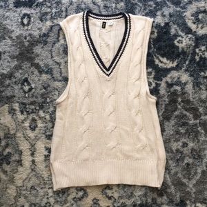 Urban Outfitters cable knit sweater vest